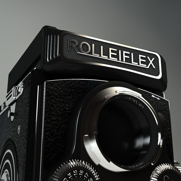 3ds max antique rolleiflex camera - Rolleiflex Camera by GKND